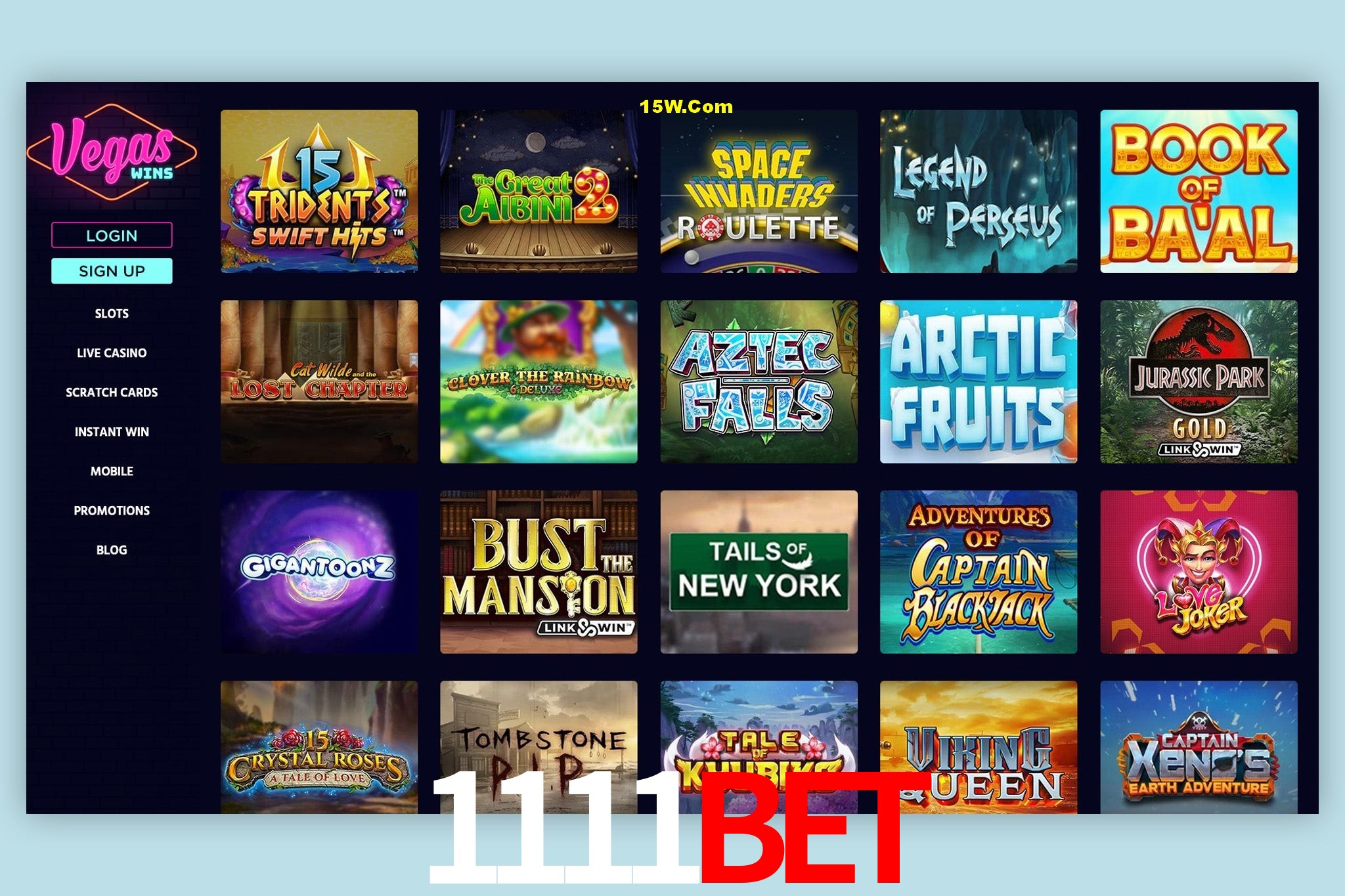 Game Providers 1111bet